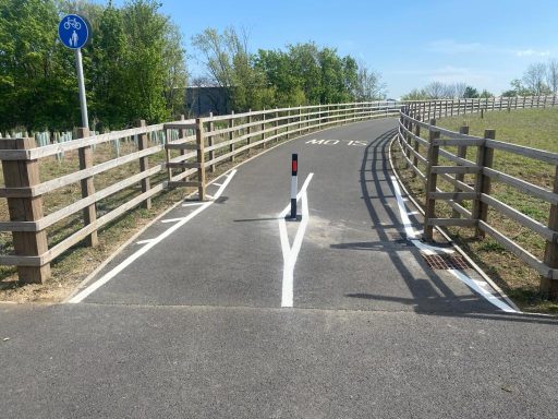 Cycle And Pedestrian Lanes 