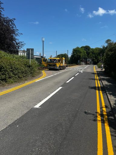 Double Yellow Lines And Centre Line